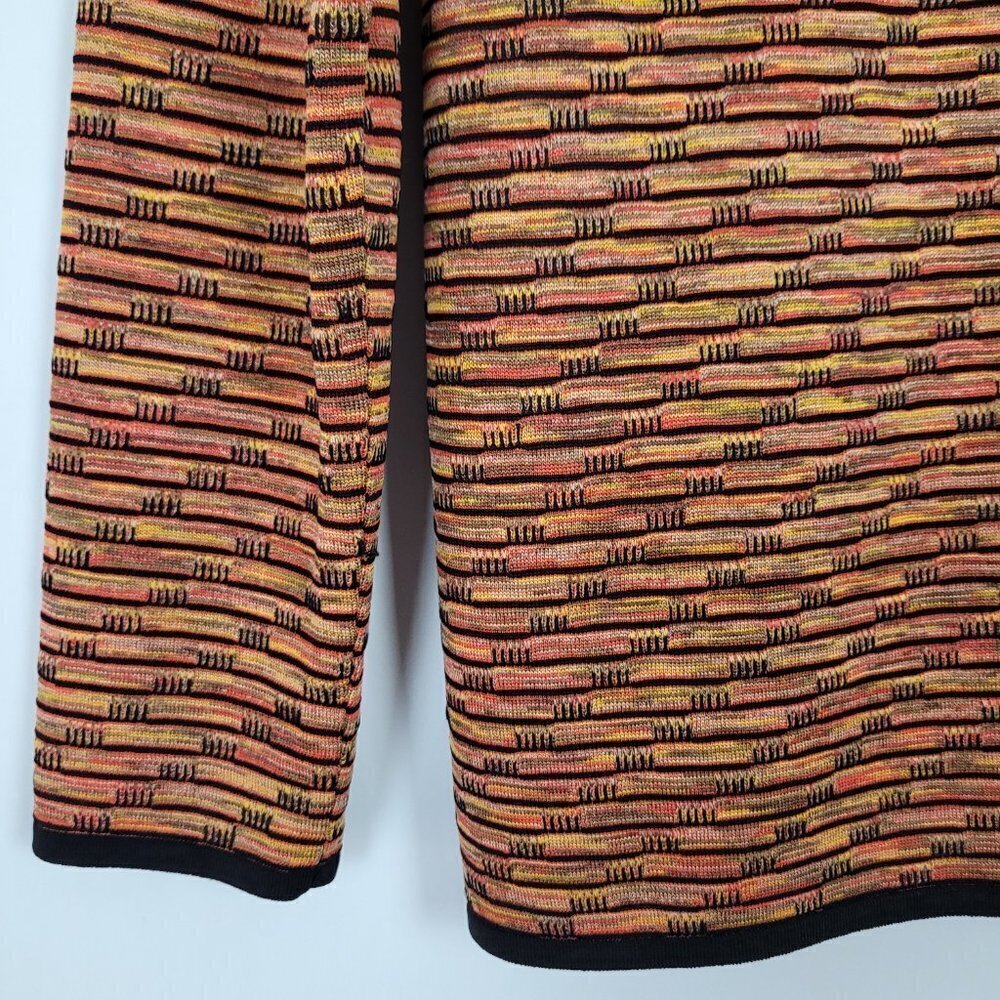 EXCLUSIVELY Misook Orange Black Gradient Stripe B… - image 2